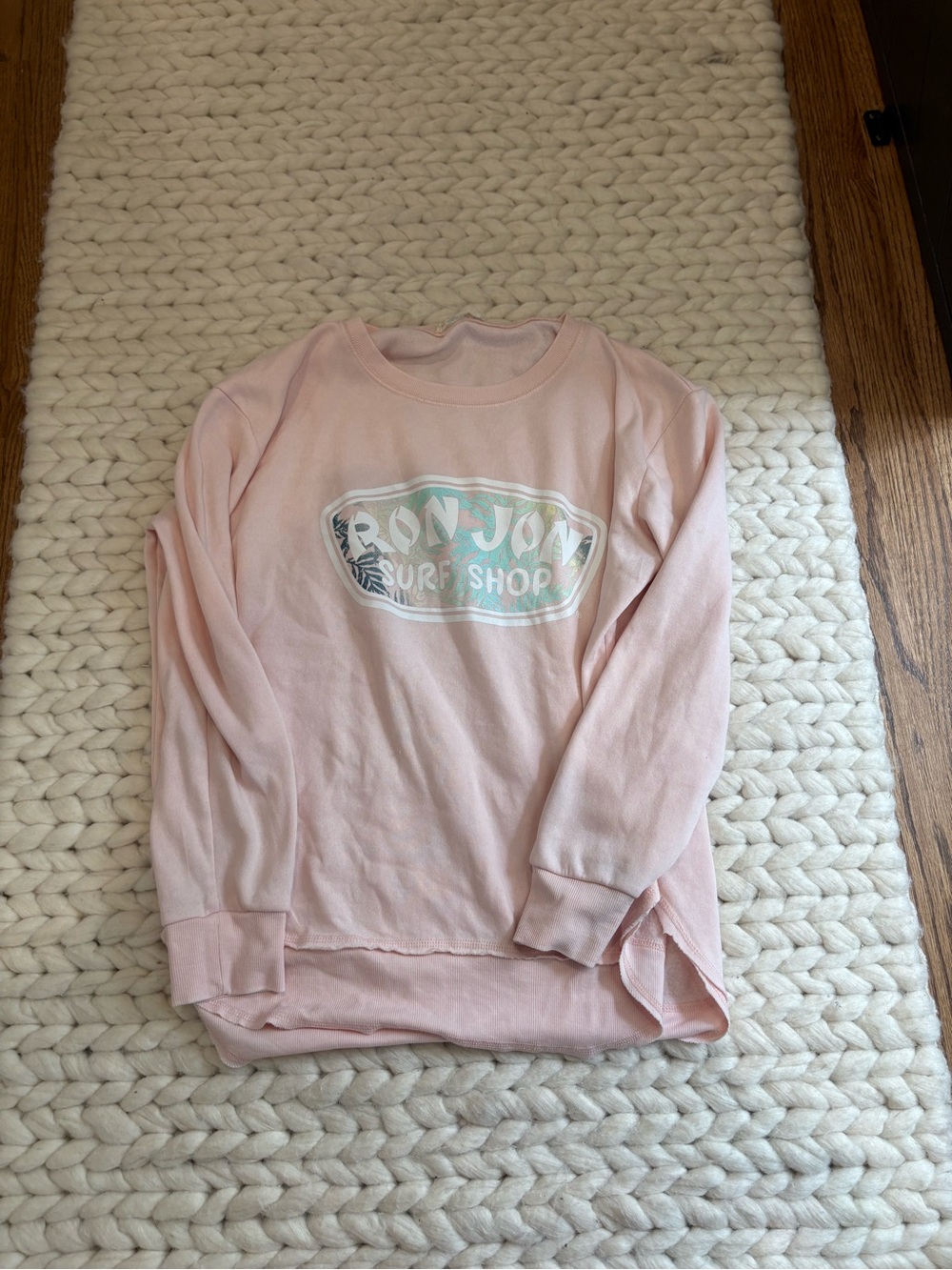 Ron Jon Pink Graphic Long Sleeve Tee